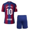 Conjunto (Camiseta+Pantalón Corto) FC Barcelona Ansu Fati 10 Primera Equipación 23-24 - Niño